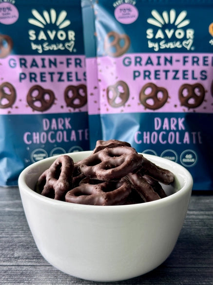 Dark Chocolate Grain Free Pretzels