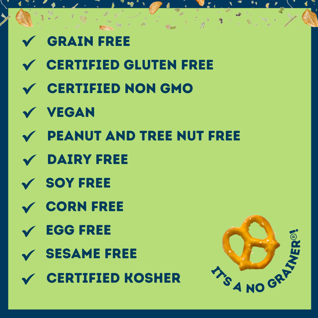 Roasted Garlic & Herb Grain Free Pretzels